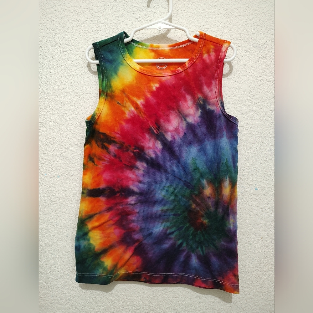 Kid Unisex Hand Dyed Tank